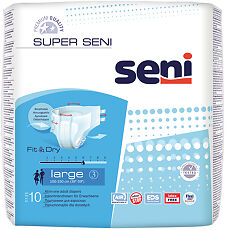 Белла CARE PRODUCTS `Seni super ` classic L (3) diapers. for adults N10